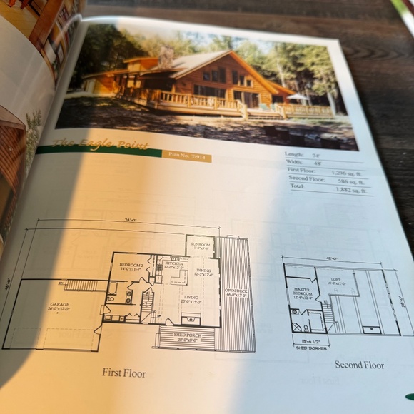 Tomahawk Log and Country Homes Home Plan Book from Mid-2000's - Picture 6 of 6